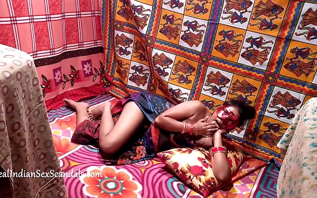 Desi hot Jawan stepsis Khush ho gyi khda lund Dekh kar in Hindi audio