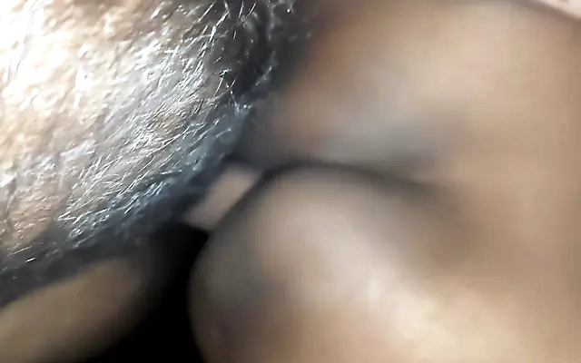 Young black girl teen asks for a creampie