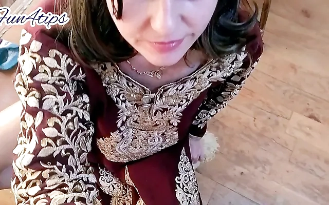 Ohh No, My Desi Maid stucked under Bed and Doggystyle anal fucked for rescue