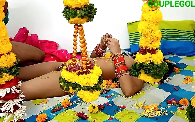 Indian hot lady first suhagrat night with her new husband