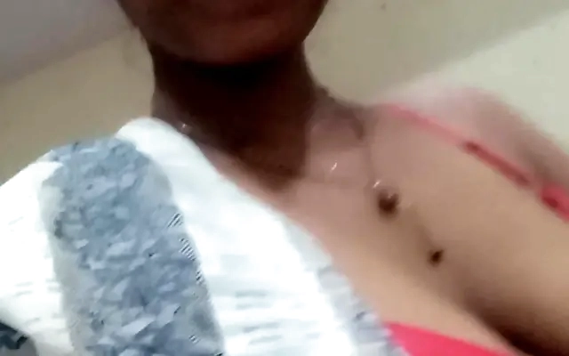 Orgasm control to squirt with remote vibrator in outdoor restaurant